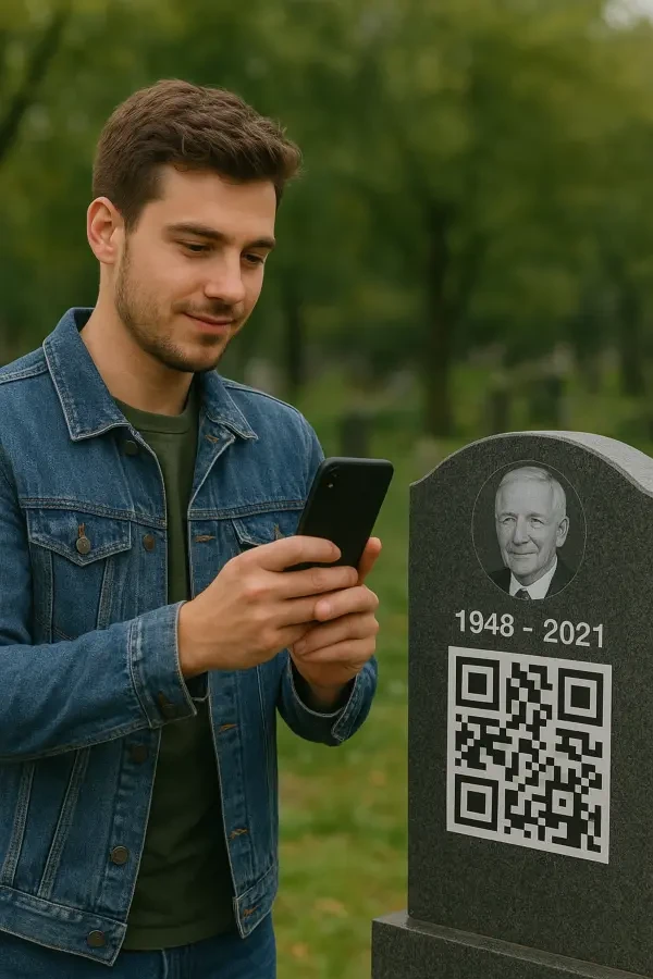 Виготовляємо QR-код на пам'ятник. 2