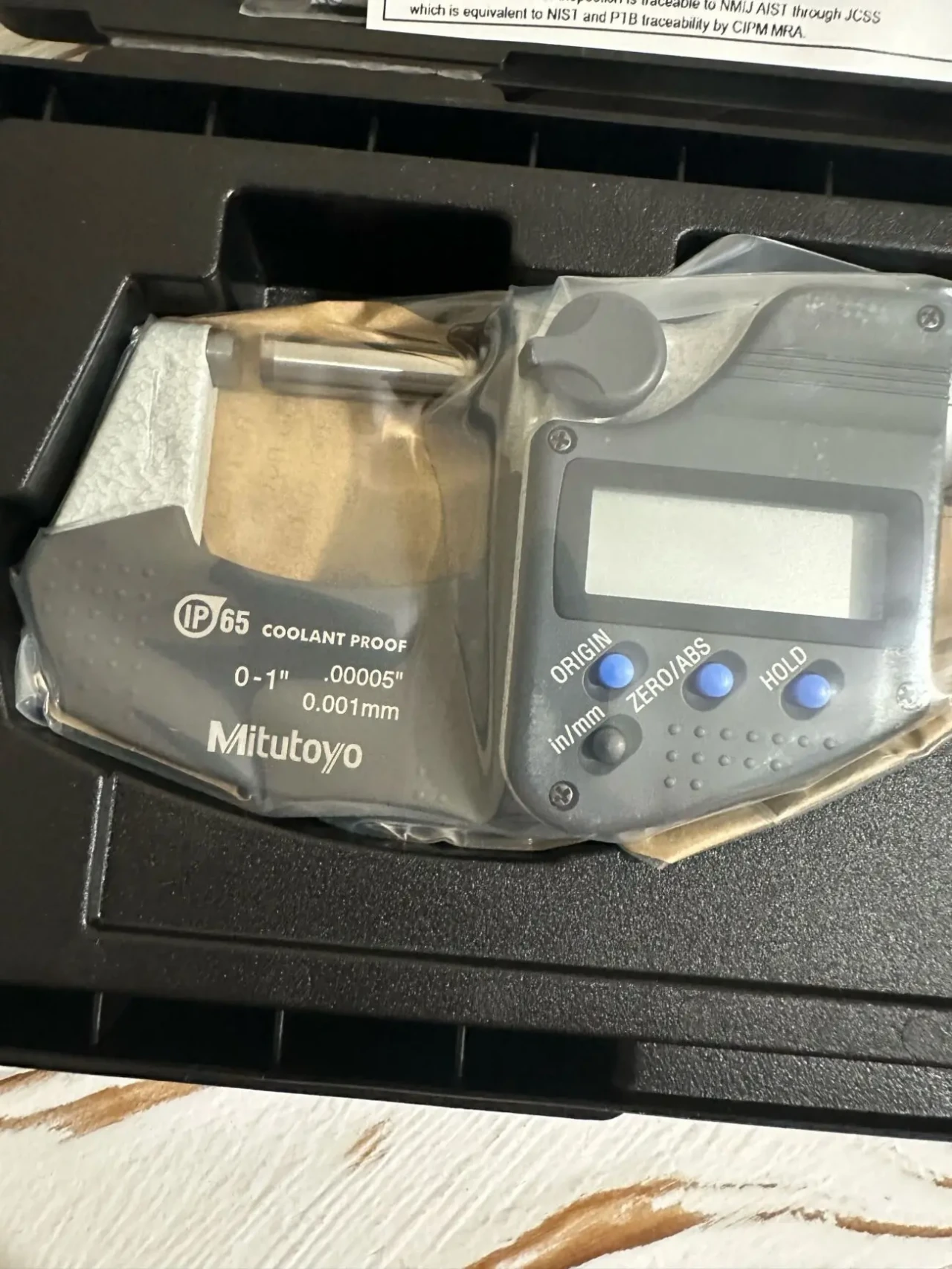 мікрометр цифровий 0-25мм Mitutoyo 293-340-30 3