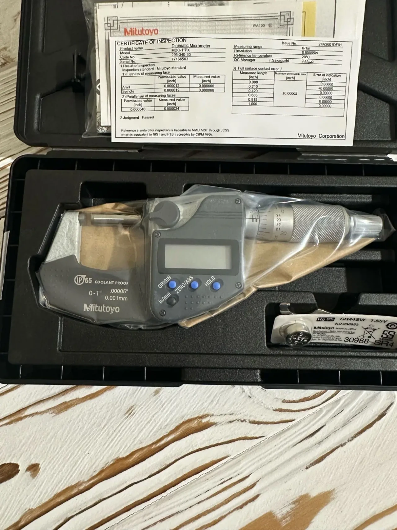 мікрометр цифровий 0-25мм Mitutoyo 293-340-30 2