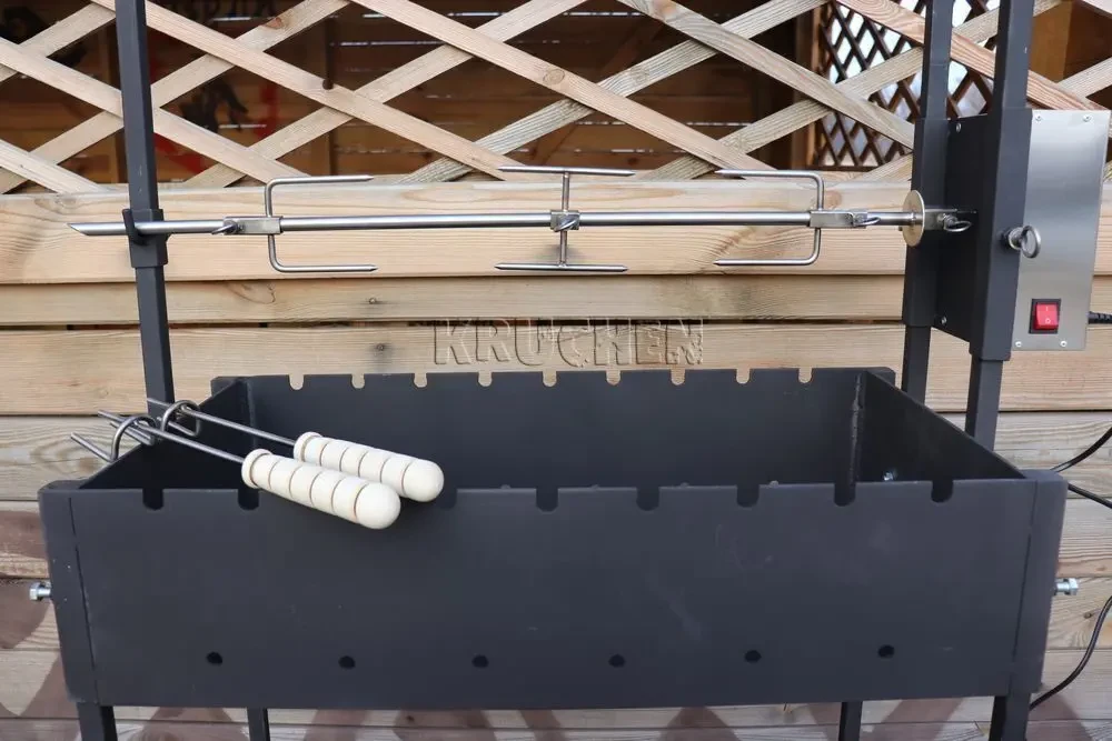 Вертел Рожен з електроприводом на мангал - Вертіл Електророжен 2