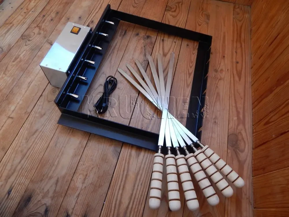 Мангал з електроприводом - Електропривод для мангала - Шампур Самокрут 4