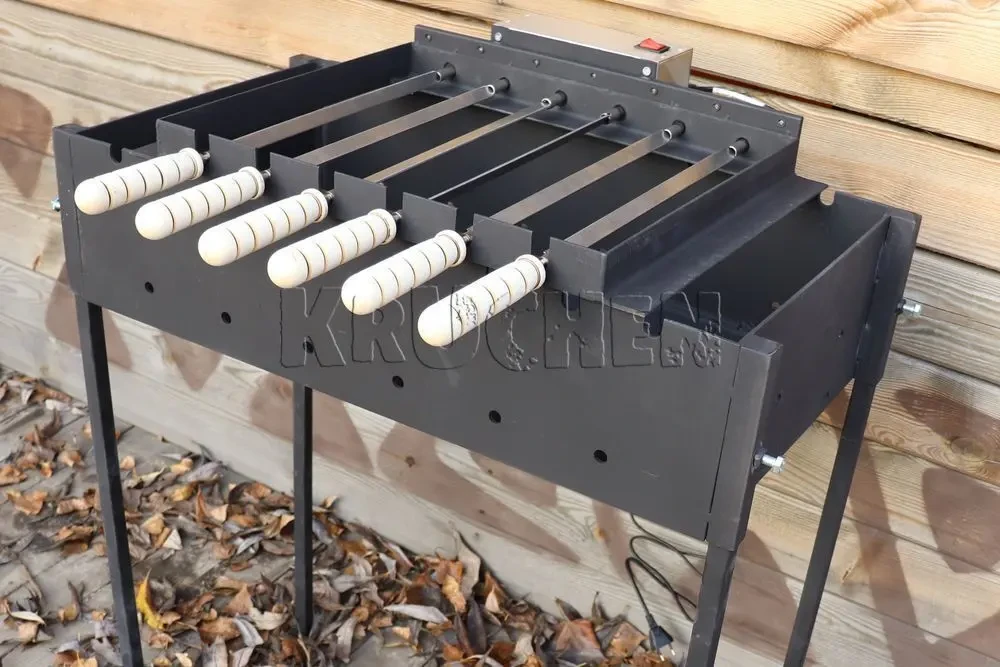 Мангал з електроприводом - Електропривод для мангала - Шампур Самокрут 9