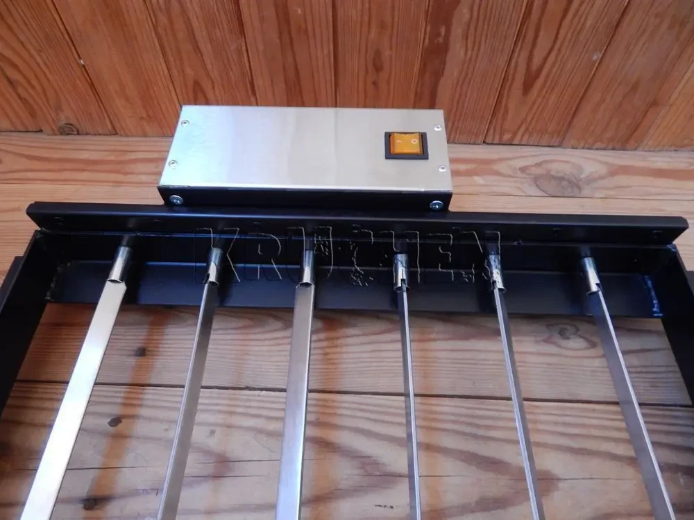 Мангал з електроприводом - Електропривод для мангала - Шампур Самокрут 6