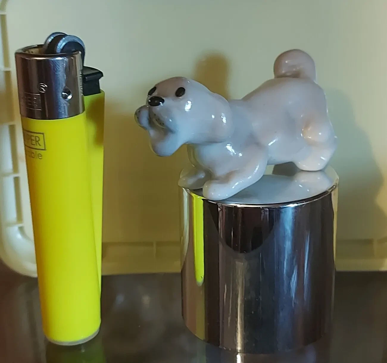 Статуэтка Терьер щенок фарфор СССР