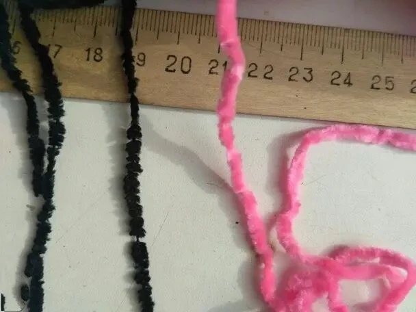 Набор для творчества Пряжа бархатные розово-малиновый цвет мягкие вес 6