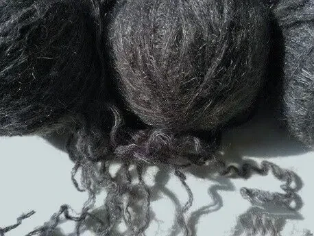 Шапка шарф  пряжа красивый серый цвет, мохер 30%, вес 230 грамм 3