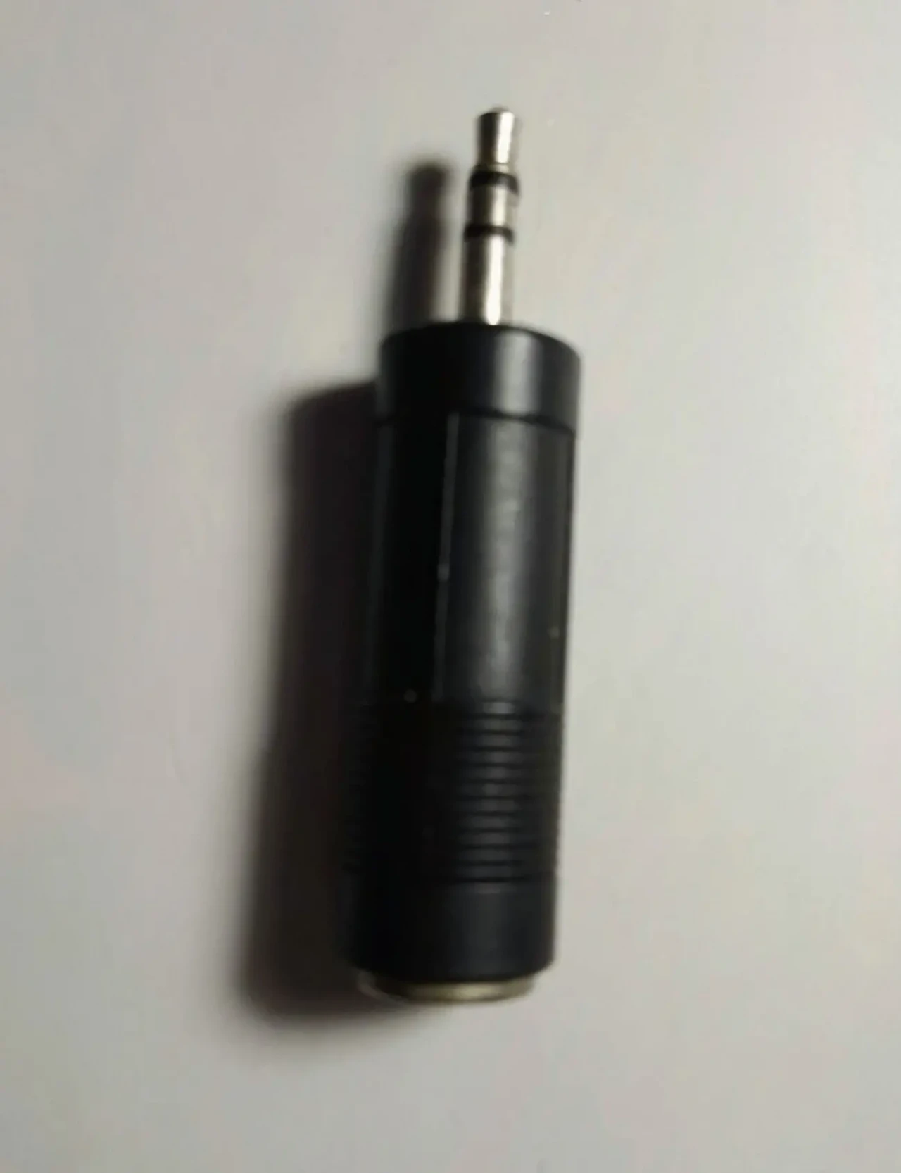 Адаптер переходник аудио с 6.35 мм Jack на Minijack 3.5 мм A, 6.35 F