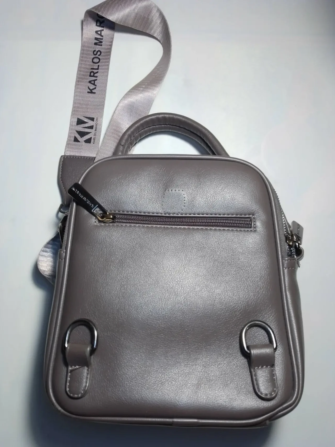 Коричневая какао сумка а5 детская 5 отделов на молнии, карманы, ручки 2