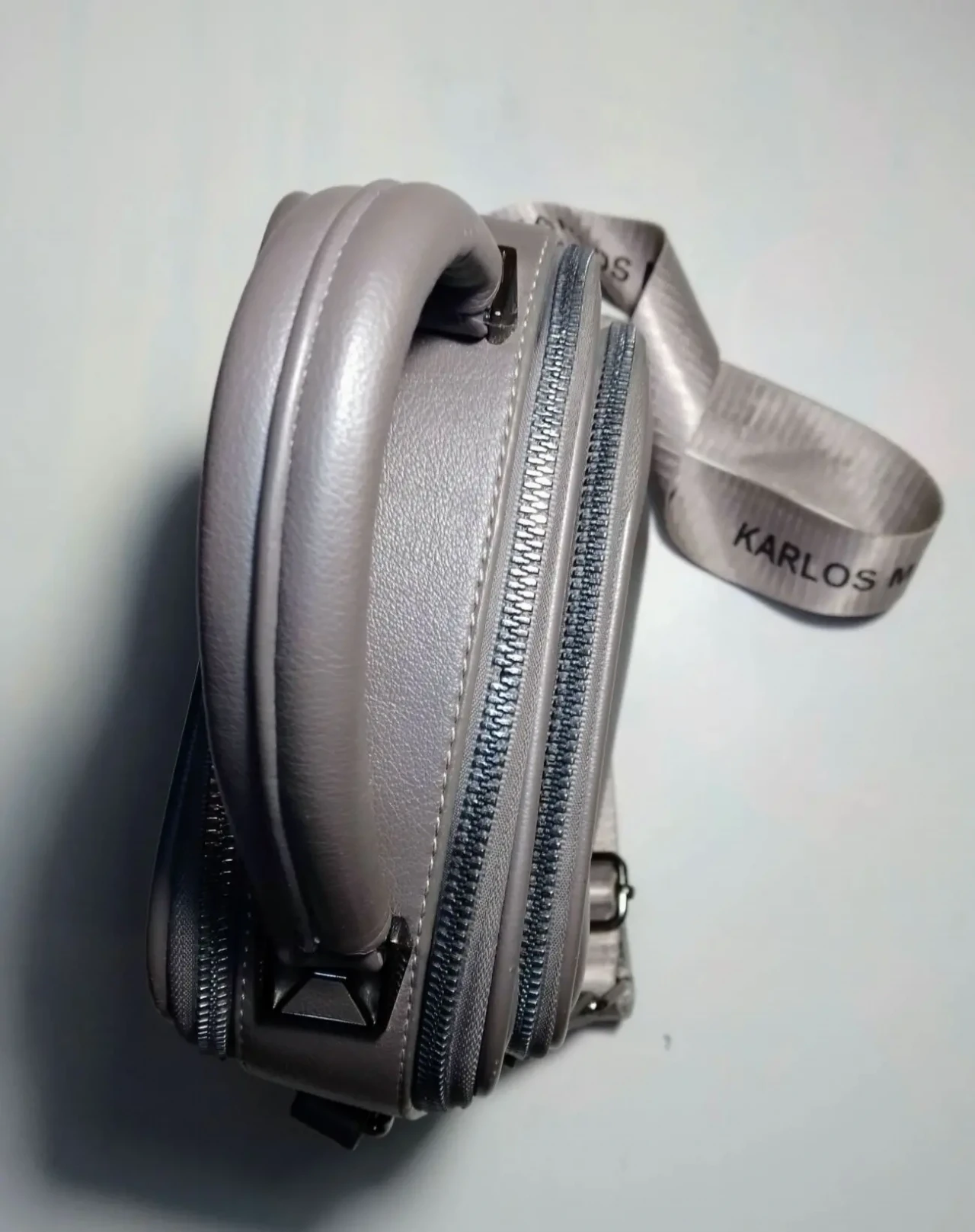 Коричневая какао сумка а5 детская 5 отделов на молнии, карманы, ручки 3