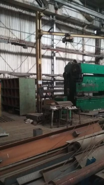 Кран укосина с электрическим тельфером