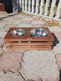 Годівниця для невеликих собак, з нержавіючою мисочк