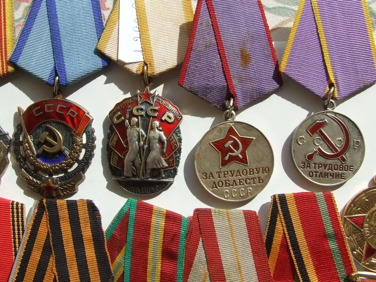 Набор орденов КЗ-1347656.ВОВ-3496204.ТС-457980.ТКЗ-554747.ЗП-1369335 4