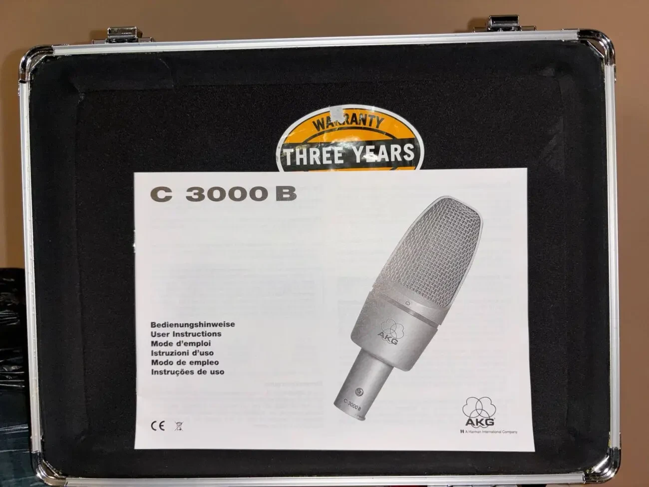 AKG C3000B Студійний конденсаторний мікрофо 9