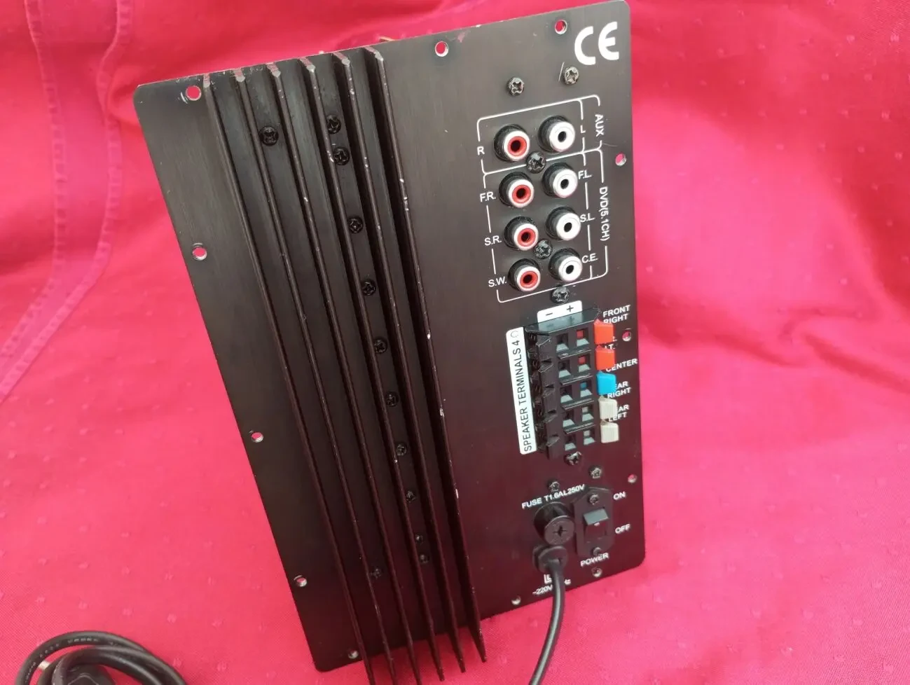 Модуль усилителей сабвуфера Sven IHOO IR 5.1 кинотеатра ресивера 7