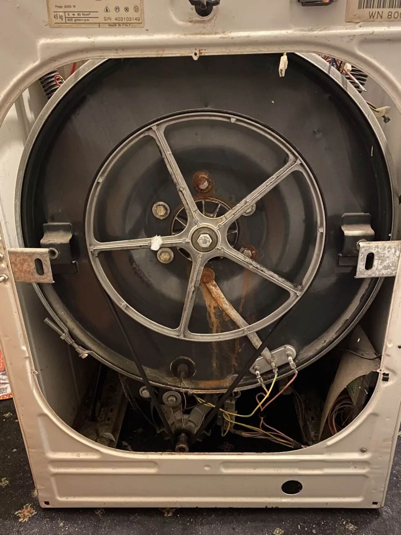 Пральна машина indesit wn 800 wsk  на запчастини 2