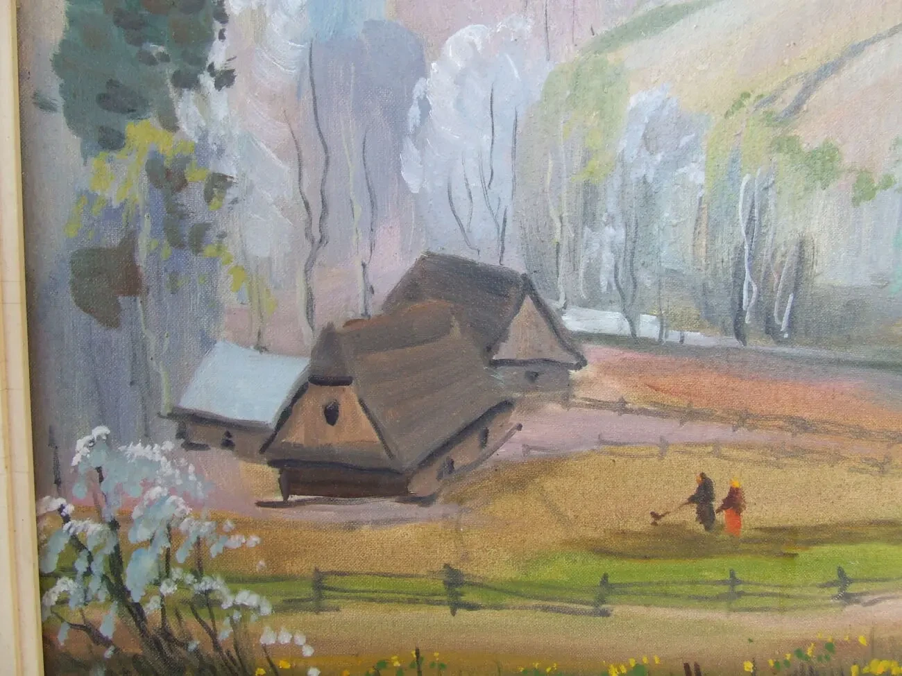 Закарпатская школа В. Цибере. розмір 76х66 см. х.м. 2009 г. За 7