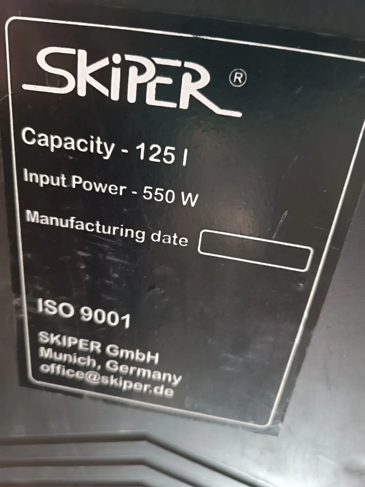 Новая бетономешалка Skiper-125l 7