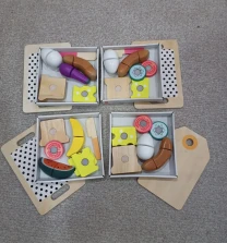 Дерев'яний набір для кухні Їжа