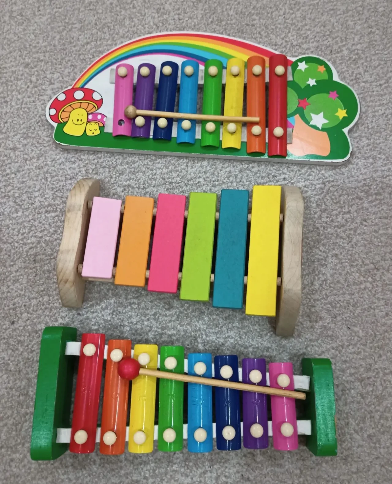 Ксилофон, набір 3 шт