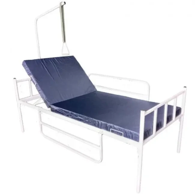 Двосекційне медичне ліжко для догляду за лежачими хворими ширина 70см 6