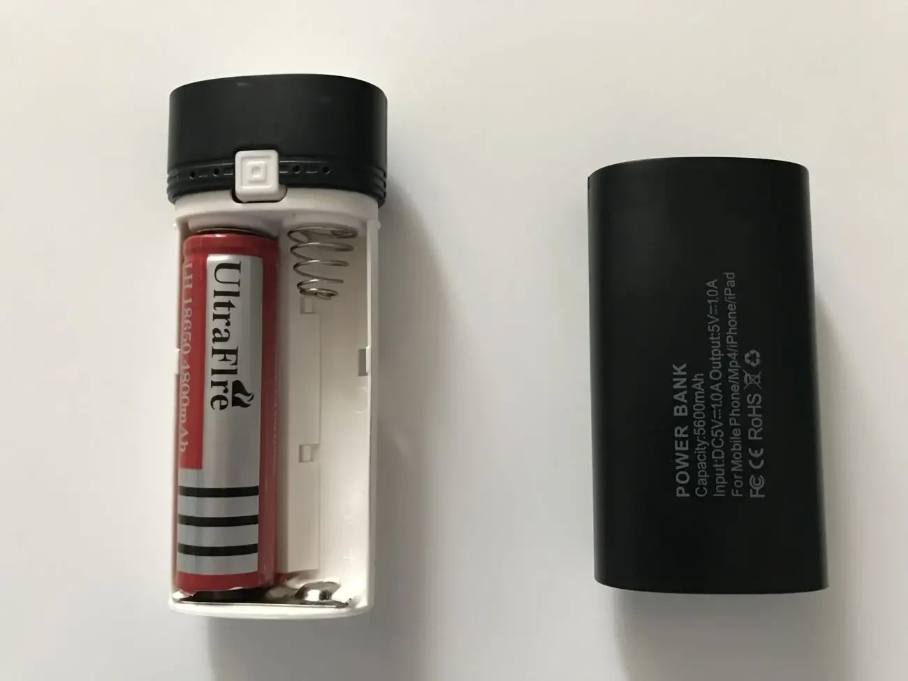 Павербанк під знімні батарейки (типу 18650) 2