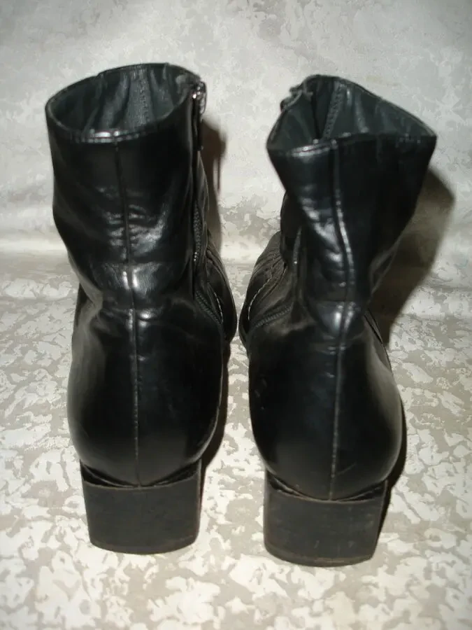 Полусапожки/ПІВЧОБОТИ 40 р. (6 1/2). ЧОРНІ. Paul Green. Австрія. 4