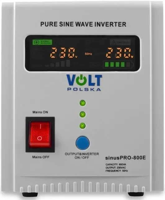 Інвертор VOLT Polska Sinus Pro 800 E 12/230V