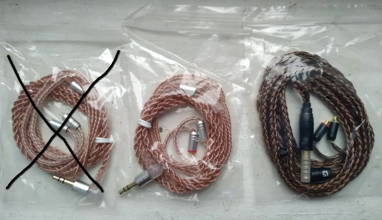 Высококачественные кабели Kbear Chord ,Artti A12,Letshuoer M5,M11 5