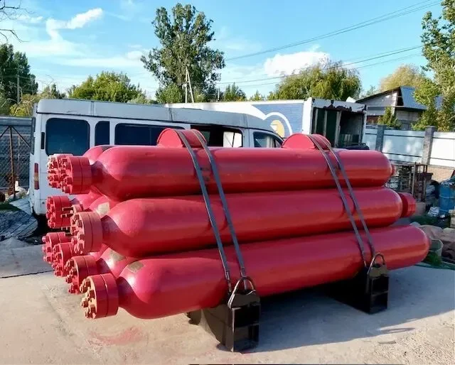 Метанові акумулятори, балони великого об'єму, реципієнти, бандли