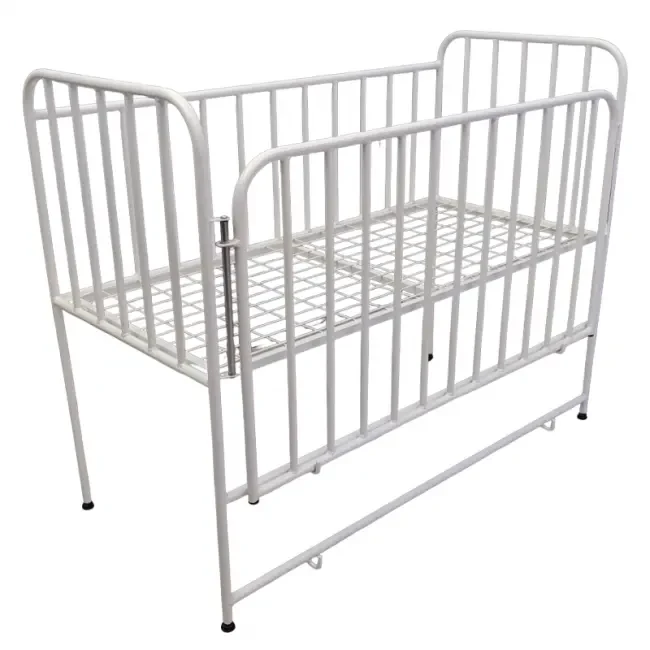 Медичне ліжко для дітей до 5 років, обладнане огорожею з регулюванням 2