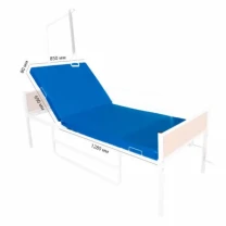 Чохол 2-х секційний медичний зі шкірозамінника на матрац 1980х850х80мм