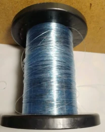 Синяя леска 0.52 для удочки, остаток на бобине