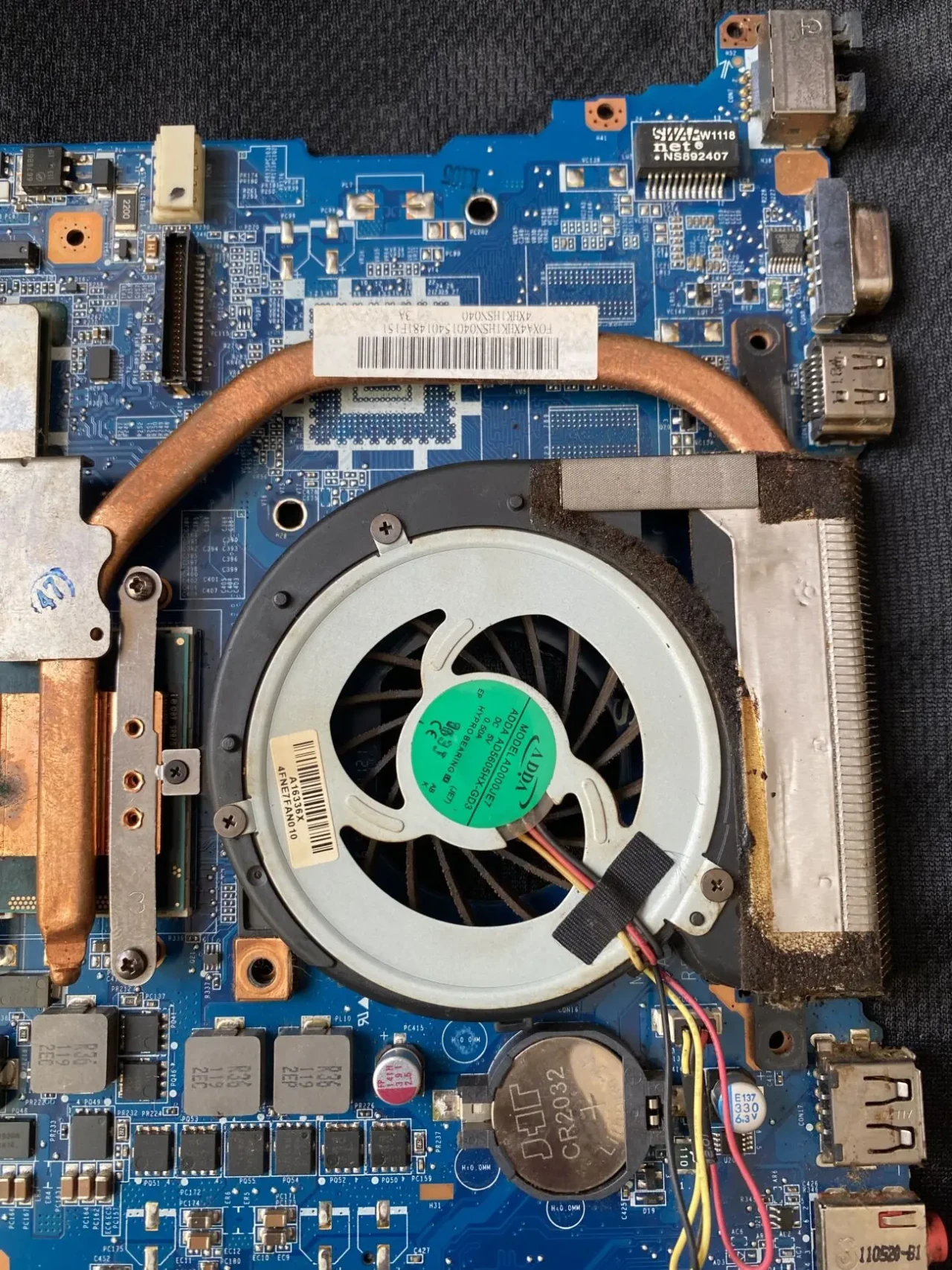 Материнська плата sony da0hk1mb6e0 max-247 з процесором i3-2310m та к 7