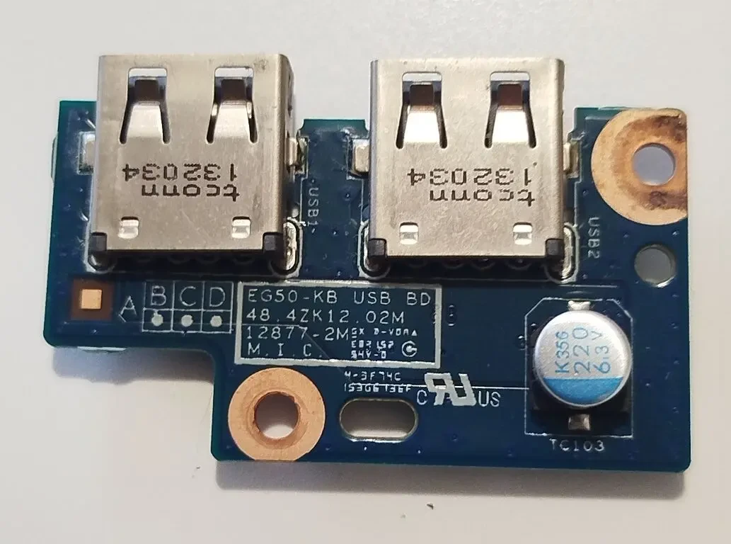 плата з розьемами USB для ноутбука Acer E1-522 2
