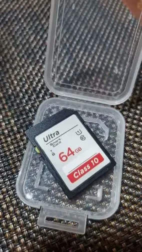 Высокоскоростная карта памяти SD Card 64GB для фото видео камер Class 5