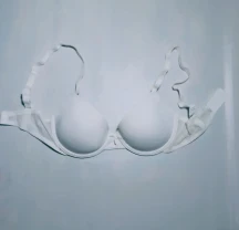 Белый бюстгальтер 75в 2 пуш ап рисунок гипюр, съемные бретели косточки