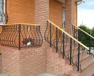 Ограждения, перила, ограды, заборы сварные и кованые из металла. 6