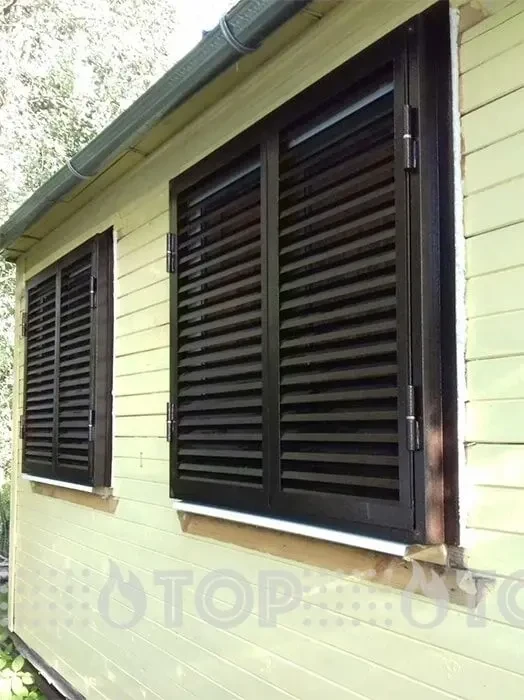 Ставни металлические листовые, жалюзийные, ковка. На окна и двери 10