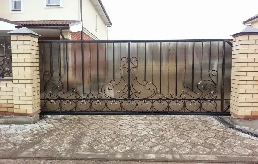 Відкатні ворота, огорожі металеві. Будь-яке оздоблення. Автомат і ні 2