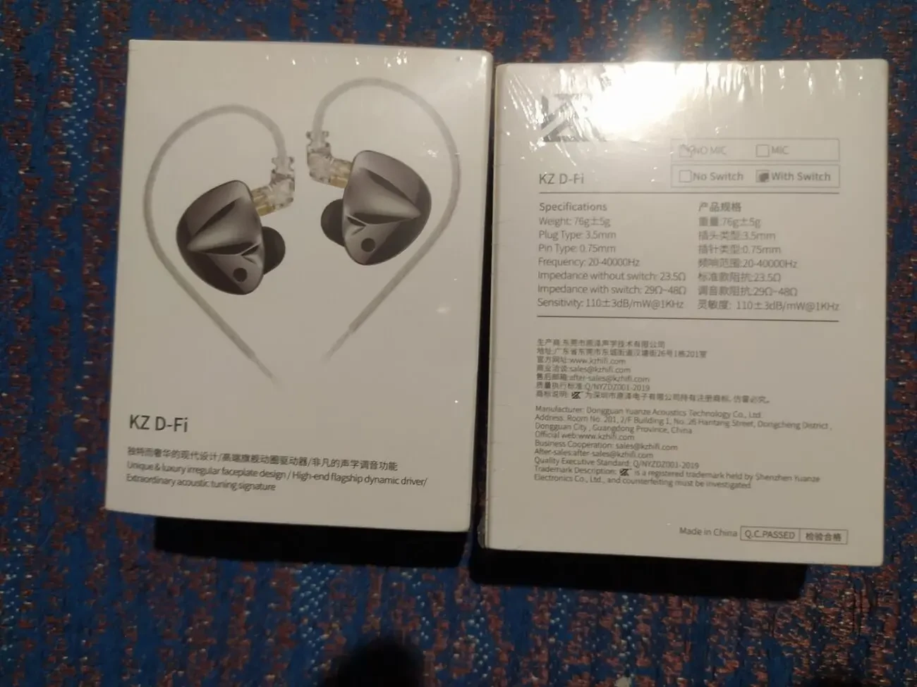 Наушники TRN WhiteTiger,ST7, MT4, ST1,KZ D-Fi,KZ EDX Pro X,KZ PR1,PR2 5