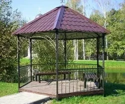 Альтанки, веранди з металу та комбіновані на замовлення.