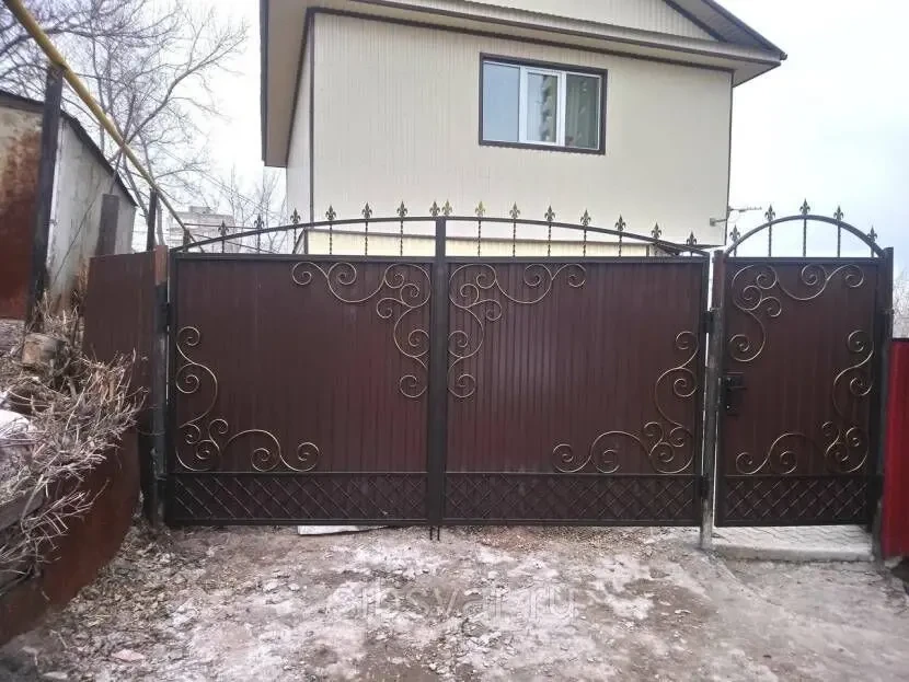 Ворота та паркани з профнастилу. Відкатні та розпашні. Автомат та без 3