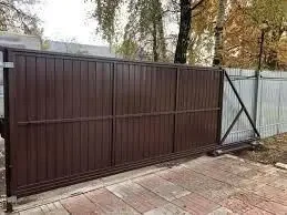 Ворота та паркани з профнастилу. Відкатні та розпашні. Автомат та без 7