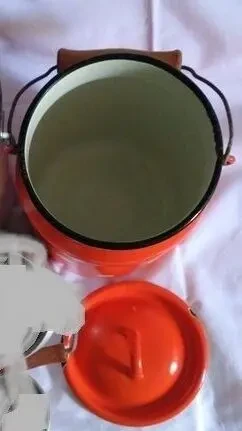 Посуда бидон эмалированный с крышкой 5