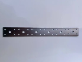 Пластина монтажна  перфорірована кріпильна  сталева  35х300х2
