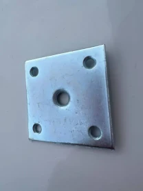 Пластина кріплення ніжки столу  металеве 46х46х2 хМ 8 пряме