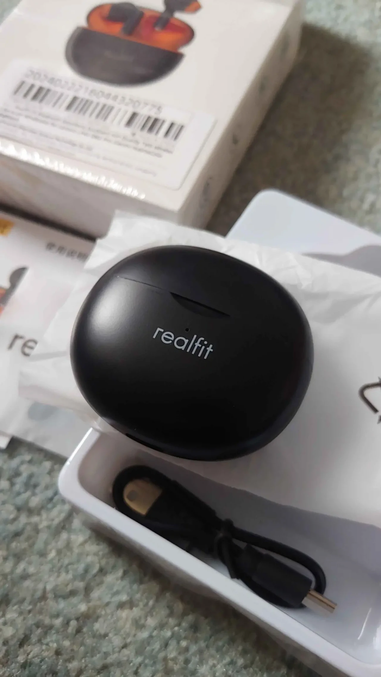 Наушники REALFIT F2 Bluetooth 5.3 вкладыши Шикарный звук Сенсор новые 7