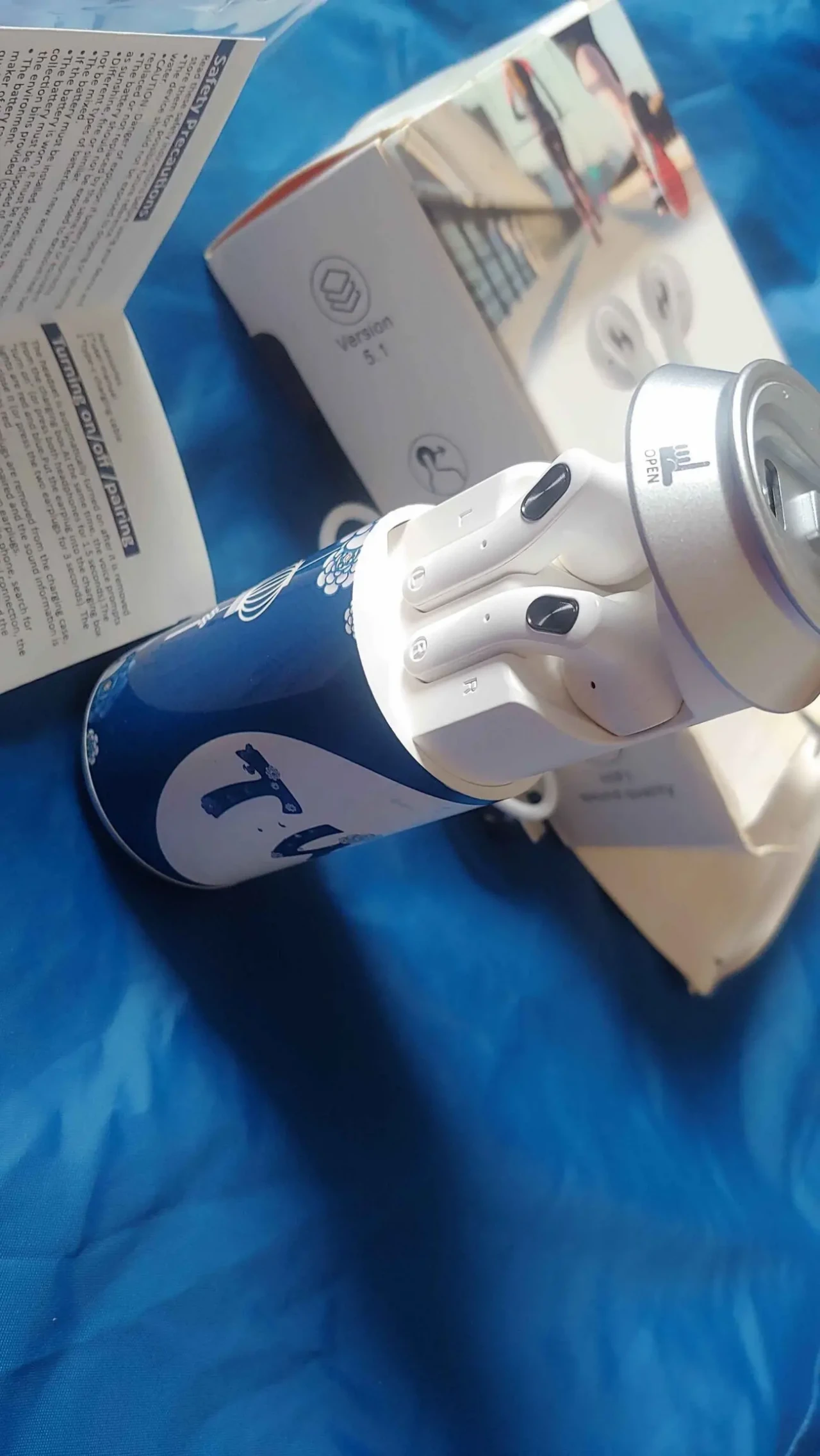 Наушники Bluetooth 5.1 классный звук и клевый дизайн новые 5