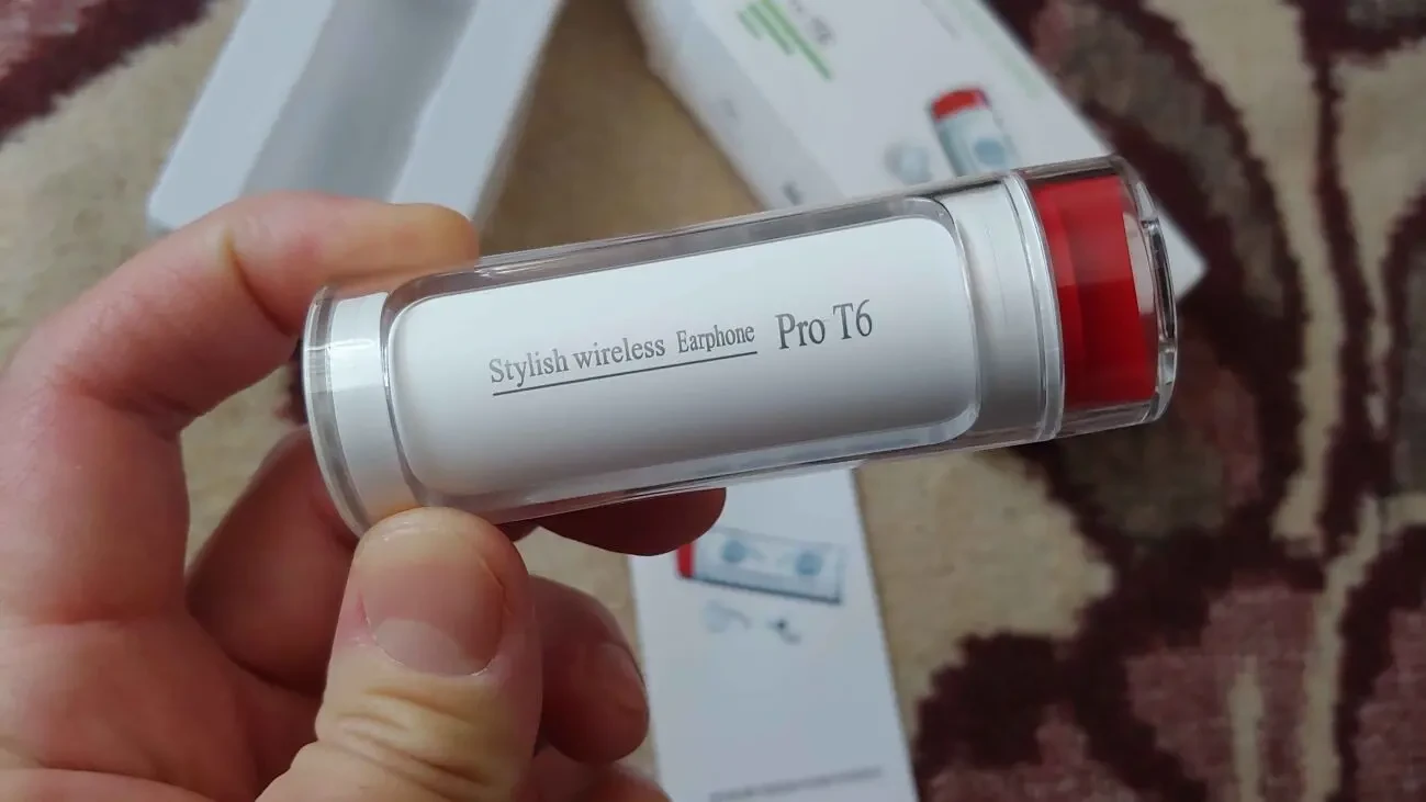 Беспроводные Bluetooth TWS Pro T6 Отличный Детальный Чистый Звук новые 8