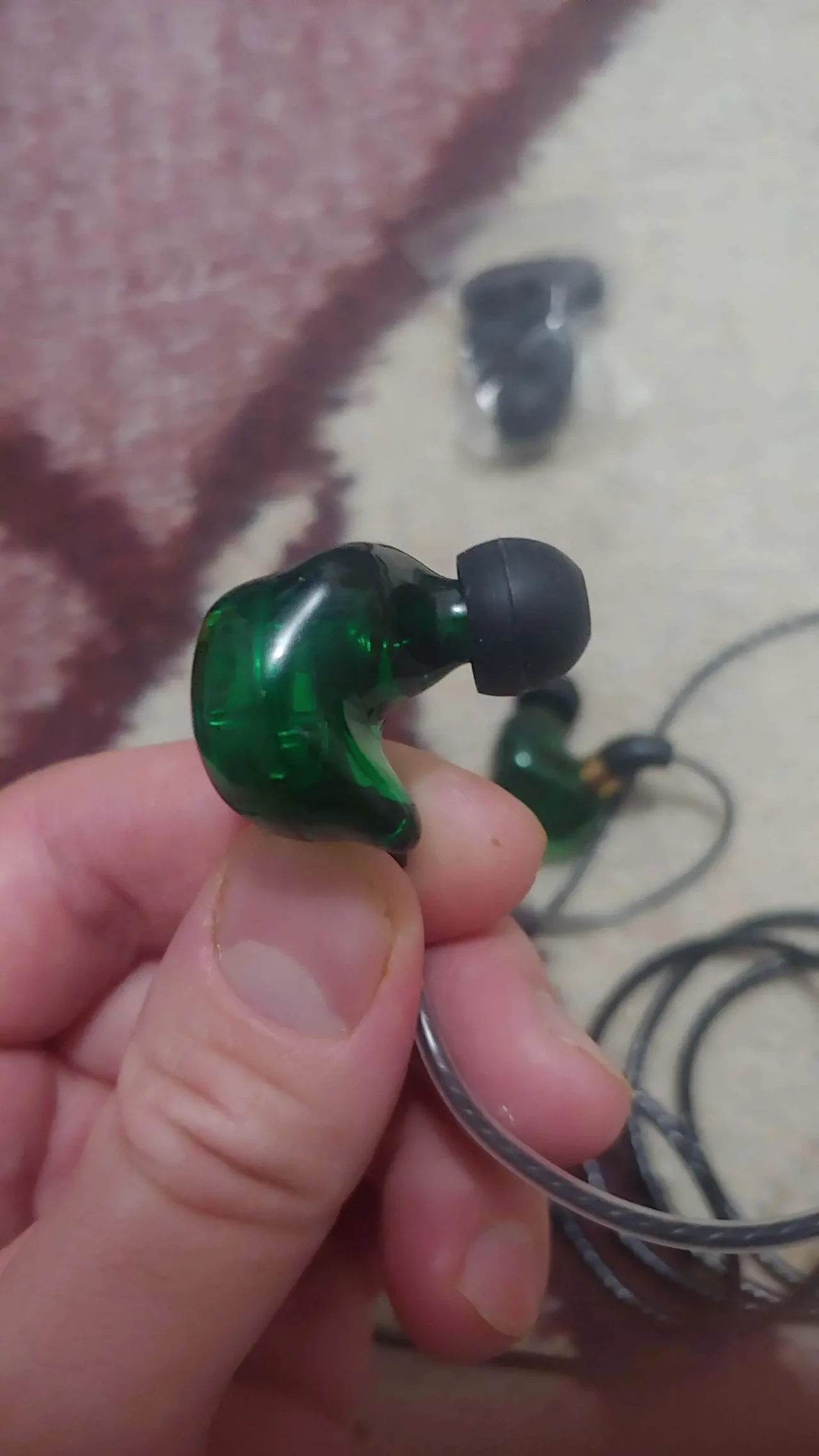 Наушники Вакуумные Monitor HI-FI Dynamic Микрофон, Пульт Новые 6